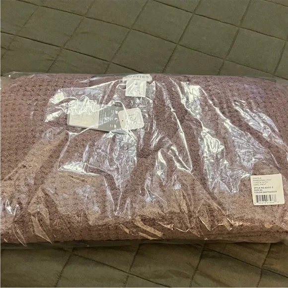 Softies waffle marshmallow V-Neck Luxe Cozy  Loungewear Set XS - Picture 6 of 8